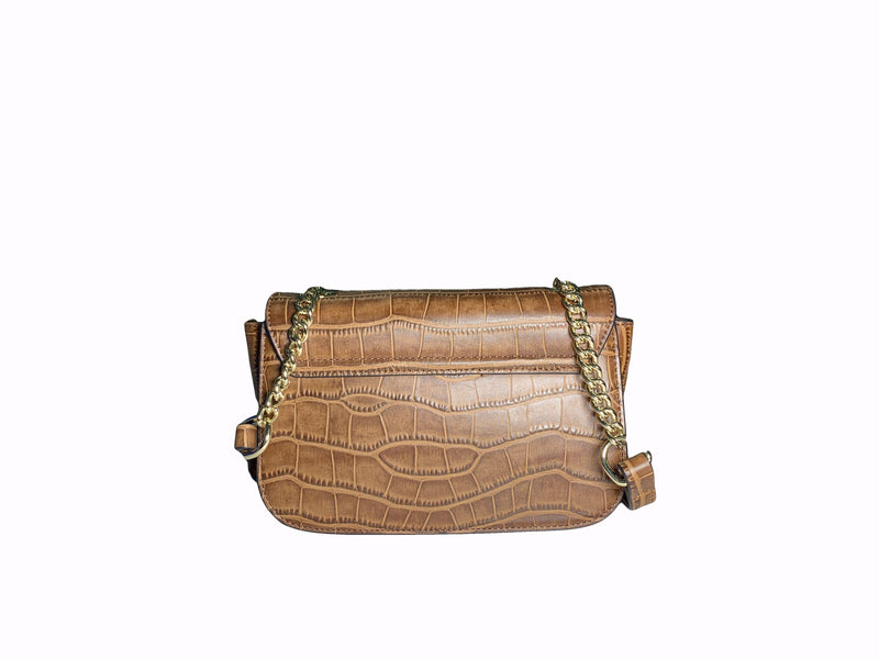 Charme Brown Leather Ladies Handbag Ejad 