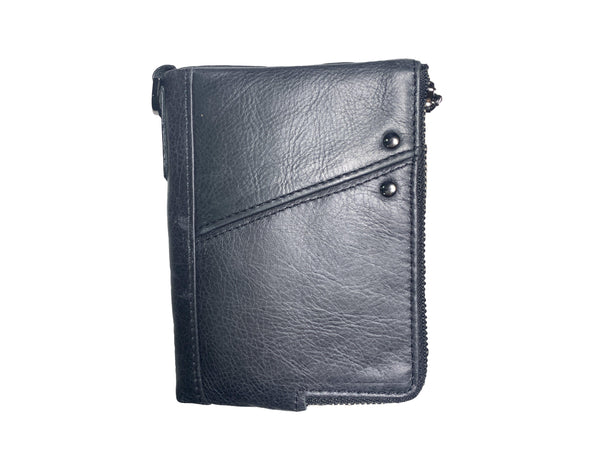 Dire Black Genuine Leather Wallet Ejad 