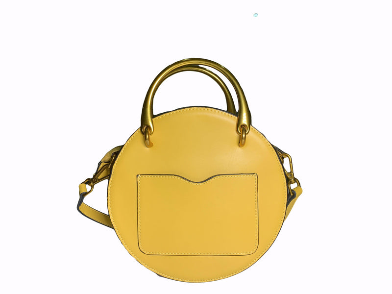 Envie Yellow Luxury Leather Bag Ejad 