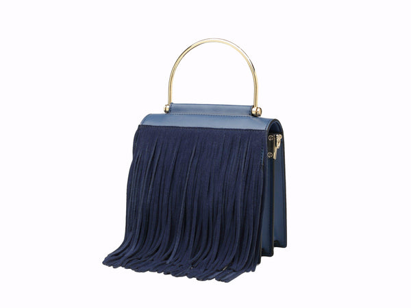 Myrtille Blue Fashion Women Leather Bag Ejad 